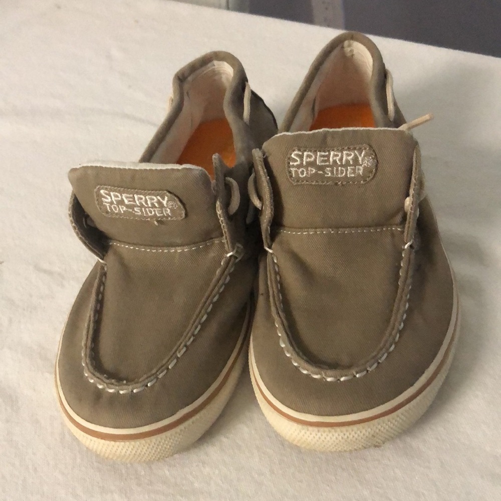 Sperry Boat Shoes Size 3 M/Tan